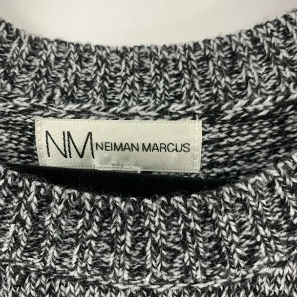 Neiman Marcus Gray Sweater Dress Large - Picture 9 of 9